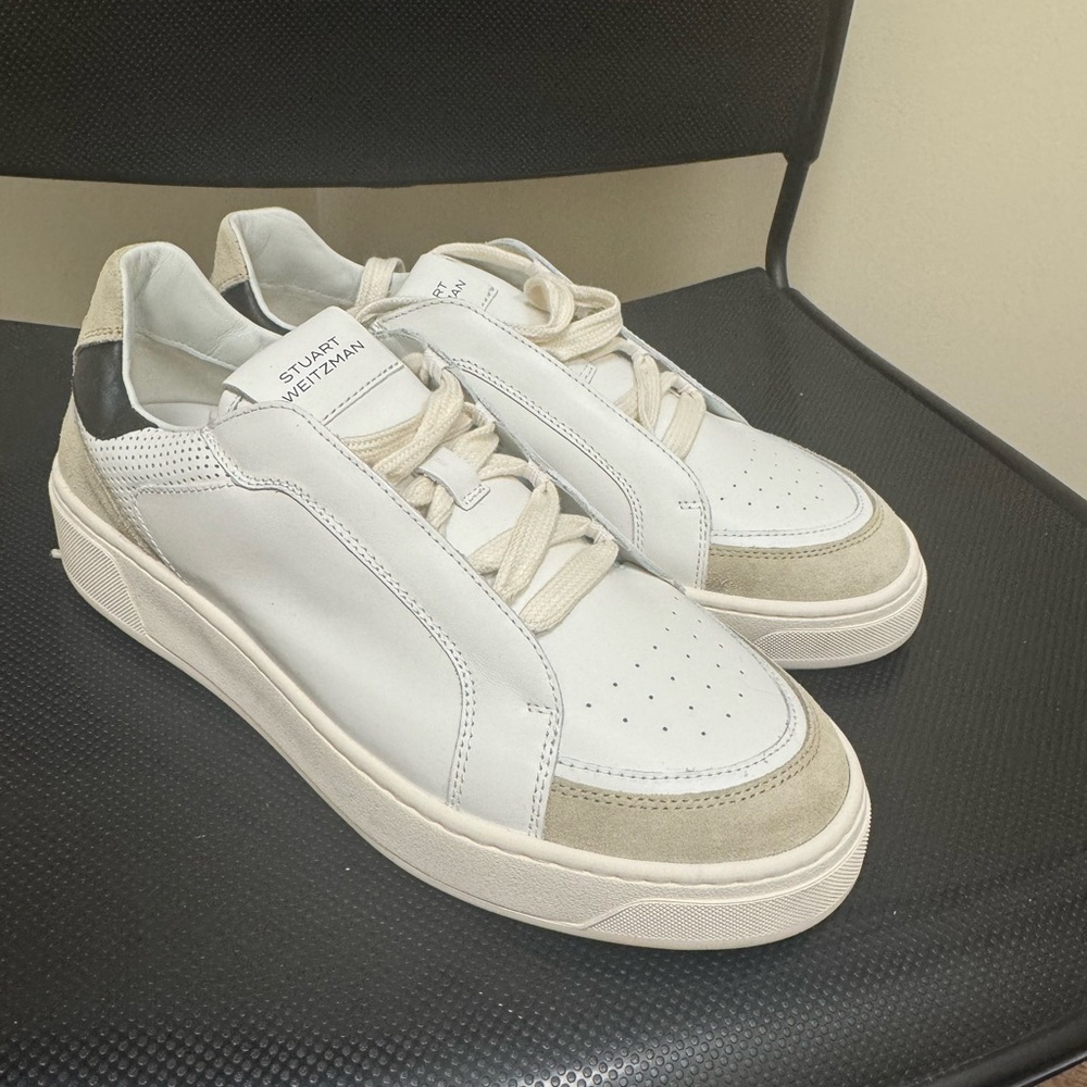 Stuart Weitzman courtside retro low top sneakers